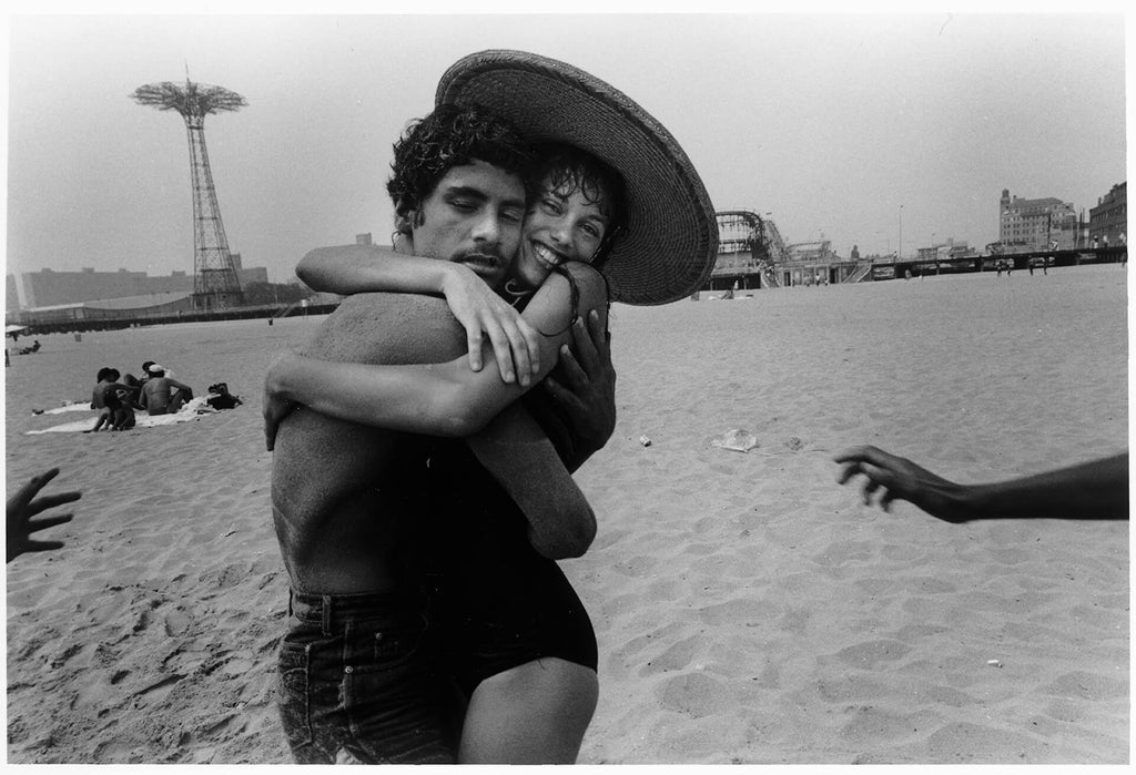 Harvey Stein print The Hug; Closed Eyes And Smile, 1982