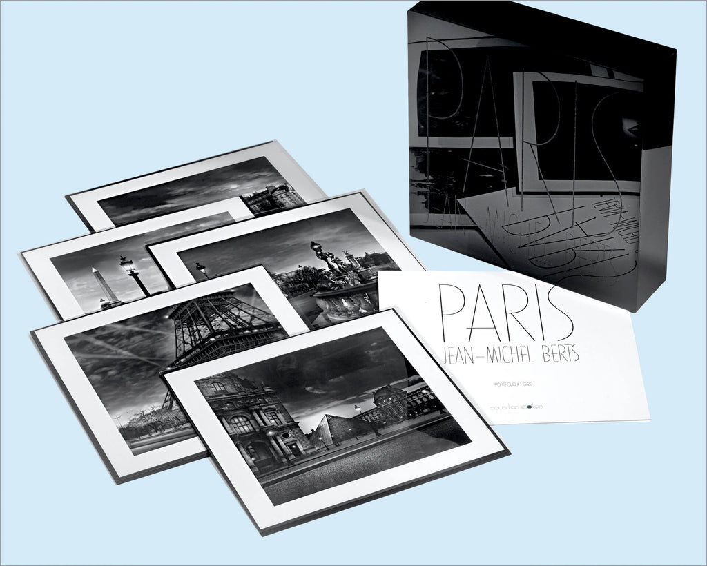 5 Carbon Pigment Prints of  Paris Special Edition Portfolio by Jean-Michel Berts